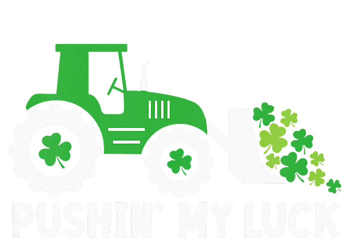 St Patrick's Day Pushing My Luck Monster Truck  Yupoong Adult 5-Panel Trucker Hat