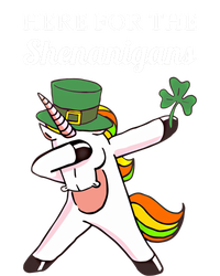 Funny Here For The Shenanigans Unicorn St Patricks Day Gift Poster