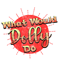 Funny What Would Dolly Do Vintage Distressed Retro Gift Toddler Hoodie