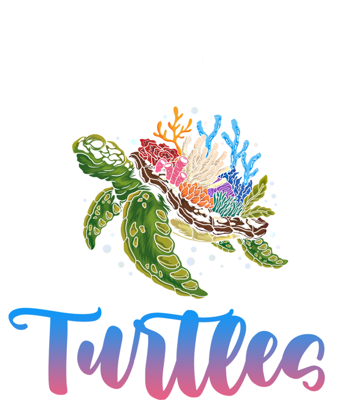 Girl Who Just Loves Turtles And Water And Sea Gift T-Shirt