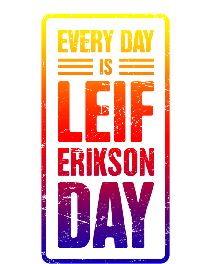 Distressed Viking Leif Erikson Day / Funny Leif Erikson Gift T-Shirt