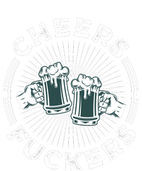 Irish Drinking Quote Cheers Fuckers Funny St Patricks Day Enza Ladies Jersey Football T-Shirt