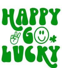 Happy St Patricks Day Go Lucky Irish Shamrock Retro Groovy Gift Tote Bag