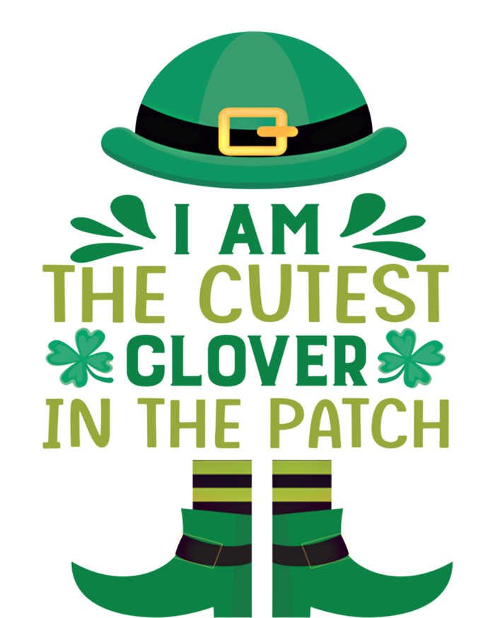 I Am The Cutest Clover In The Patch Gift St Patrick's Day Meaningful Gift Kids Long Sleeve Shirt