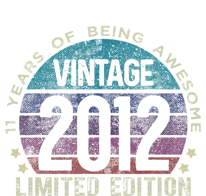 11th Birthday 11 Year Old Gifts Vintage 2012 Limited Edition Love T-Shirt