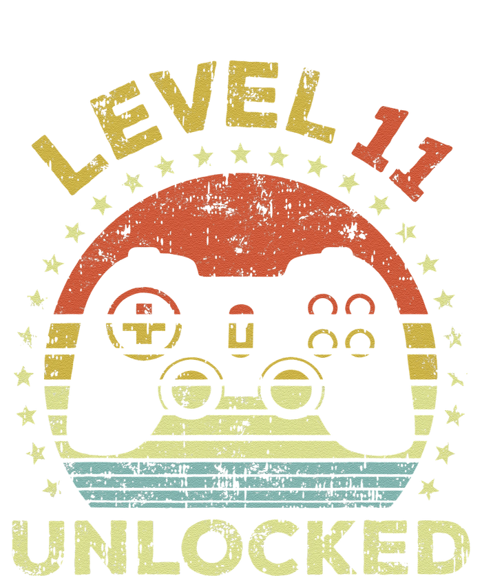 11th Birthday Gaming Level 11 Unlocked T-Shirt