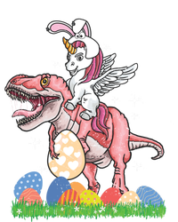 Easter Day Dinosaur Unicorn Bunny Ears Easter Eggs Gift T-Shirt