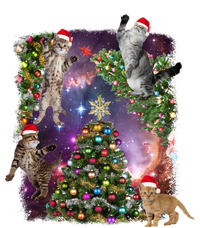 Christmas Space Cats Kids T-Shirt