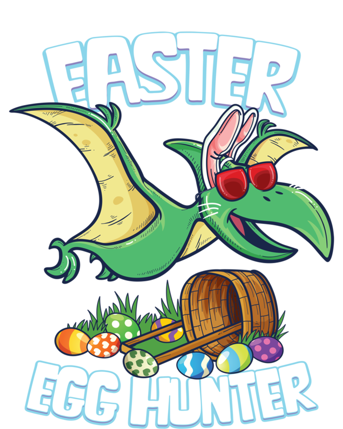 Easter Dinosaur Cute Gift Egg Hunter Bunny Ears Pterodactyl Funny Gift Ladies Essential Flowy Tank