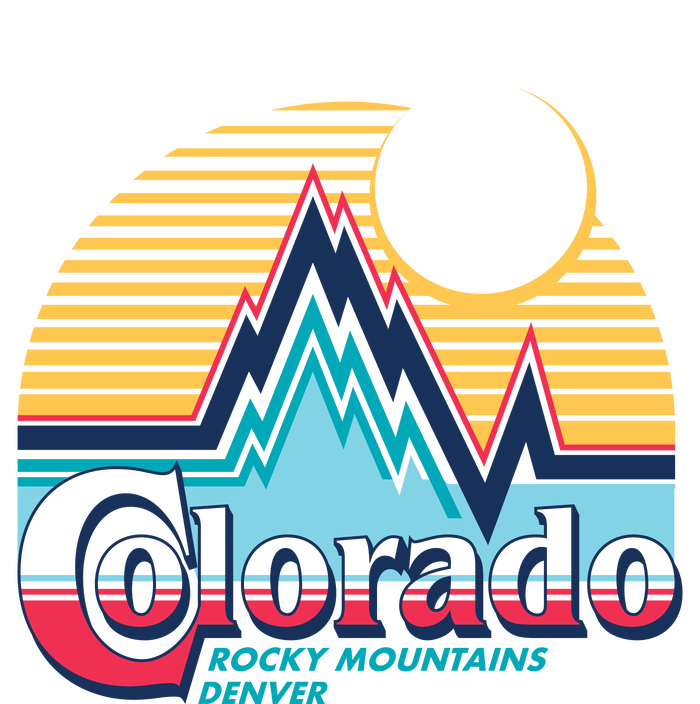 Retro Colorado Rocky Mountains T-Shirt