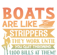 Boats Are Like Strippers They Work Until You Quit Throwing Women's Pullover Hoodie