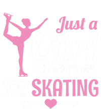 Just A Who Loves Ice Skating Figure Skate Skater Gift Women's V-Neck T-Shirt