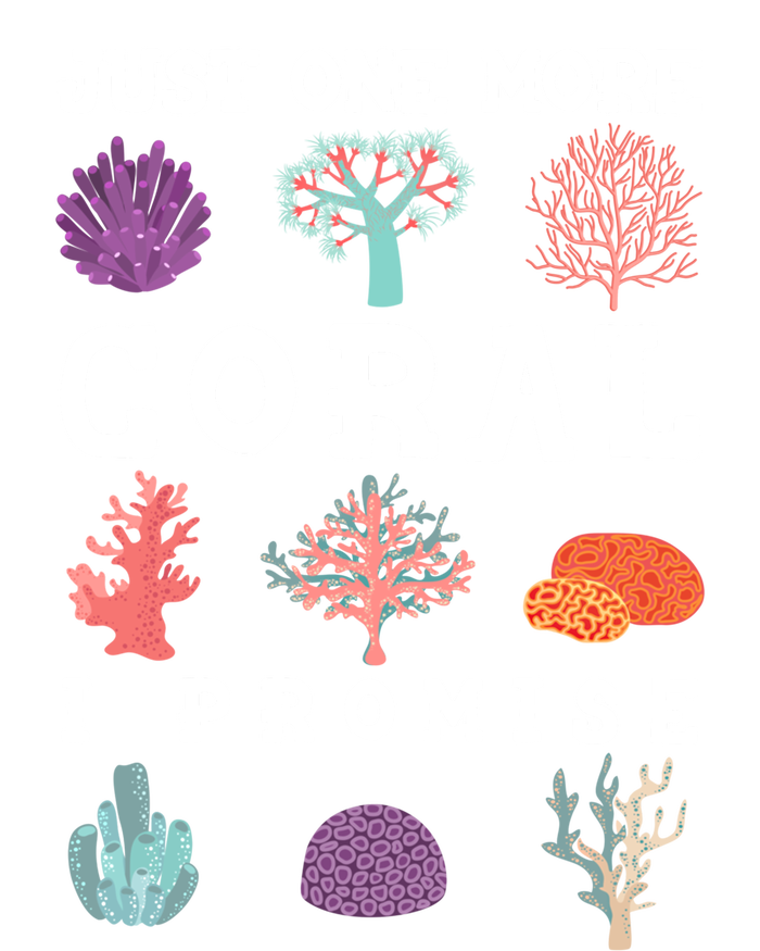 Just One More Coral I Promise Aquarium Fish Tank Coral Reefs Gift Ceramic Bell Ornament