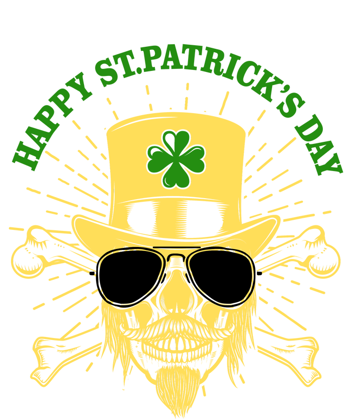 Skull St Patricks Day, Irish Skull Shamrock Sustainable Bucket Hat