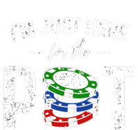 Poker I'm Just Here For The Pot Funny Cooling Performance Long Sleeve Crew