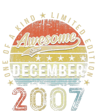 15th Birthday Gift Awesome Since December 2007 15 Year Old Women's V-Neck T-Shirt