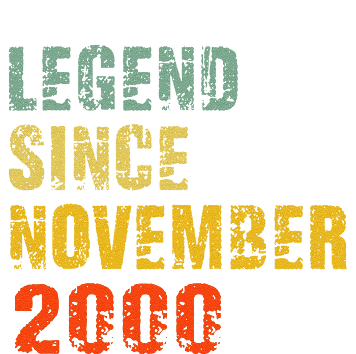 22 Year Old 22nd Birthday Gifts Legend Since November 2000 T-Shirt