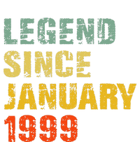 24 Year Old 24th Birthday Gifts Legend Since January 1999 Kids Hoodie