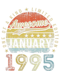 28th Birthday Gift Awesome Since January 1995 28 Year Old Kids Tie-Dye T-Shirt