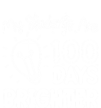 Funny School My Students Are 100 Days Brighter Teacher Great Gift Softstyle Adult Sport Polo