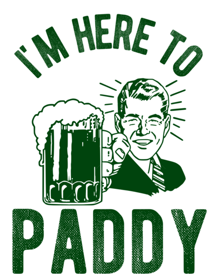 Funny St Patrick's Day Im Here To Paddy St Pats Gift Sustainable Knit Beanie