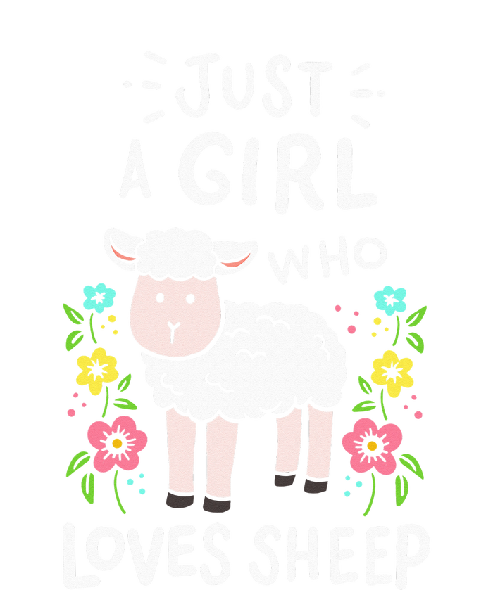 Cute Sheep Just A Girl Who Loves Sheep Premium T-Shirt