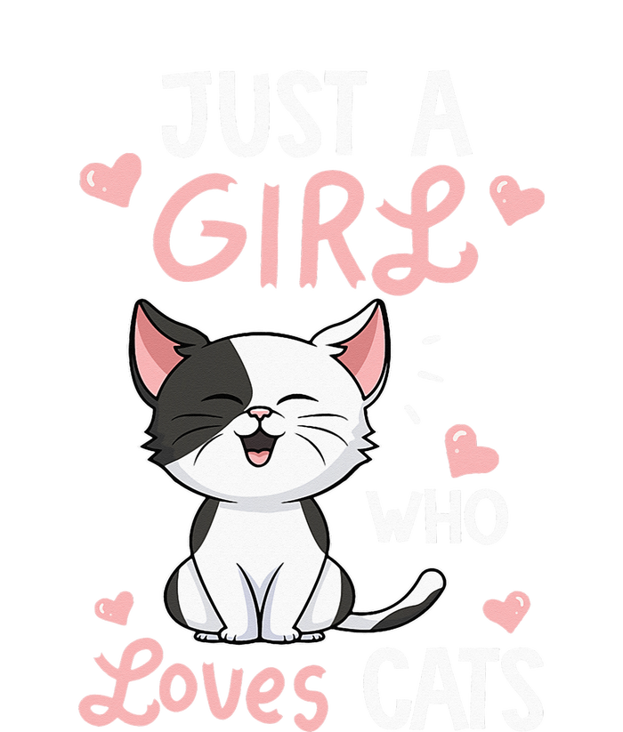 Just A Girl Who Loves Cats Cute Cat Lover Tie Dye Hoodie