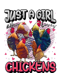 Just A Girl Who Loves Chickens Lover Farmers Tie-Dye T-Shirt