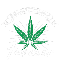 Support Your Local Weed Farmer Funny Cannabis Marijuana Gift Valucap Bio-Washed Visor