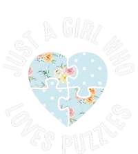 Just A Girl Who Loves Puzzles Jigsaw Puzzle Women's T-Shirt