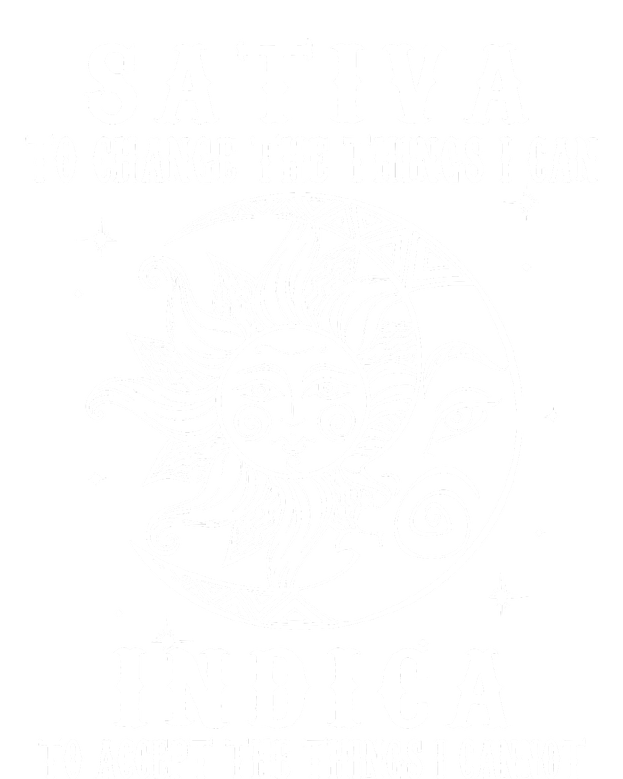 Sativa To Change The Things I Can Indica, Cannabis Weed Toddler Sweatshirt