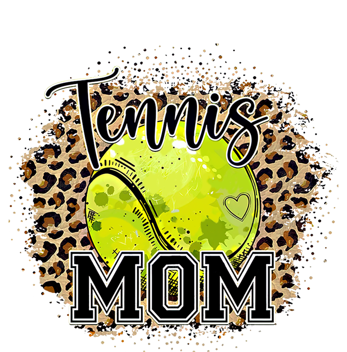 Tennis Mom Leopard Tennis Lovers Mother's Day Cute Gift Premium T-Shirt