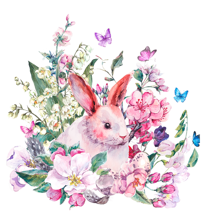 Easter Bunny Spring Flower T-Shirt