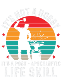 It's Not A Hobby It's A Post Apocalyptic Life Skill Striped Beanie with Solid Band