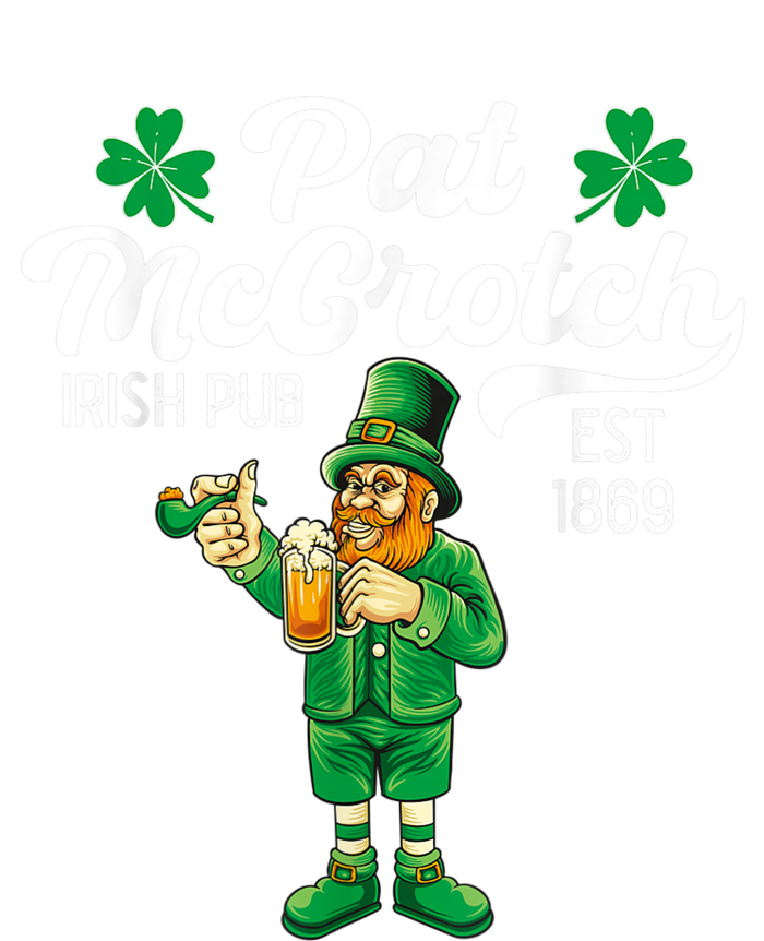 Pat Mccrotch Irish Pub Funny Leprechaun St Patricks Day Tall Long Sleeve T-Shirt