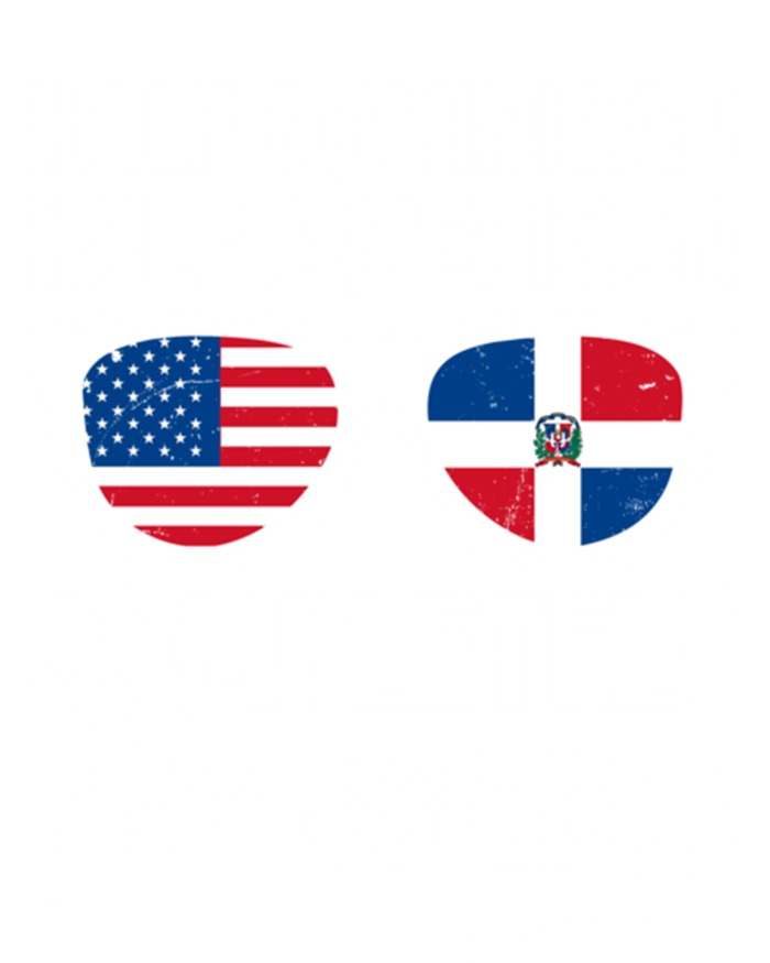 Half Dominican American Awesome Design Dominican Republic Gift T-Shirt