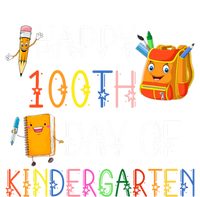 Happy 100th Day Of Kindergarten Funny 100 Days Of School Meaningful Gift T-Shirt