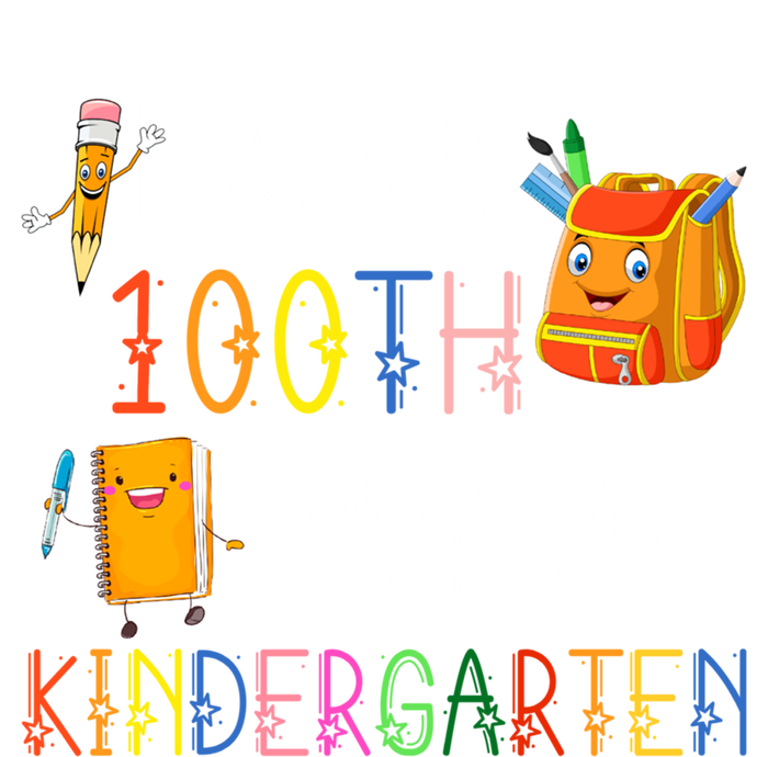 Happy 100th Day Of Kindergarten Funny 100 Days Of School Meaningful Gift T-Shirt