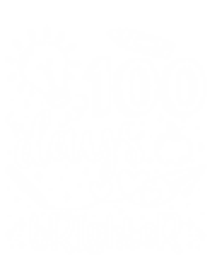 Happy 100th Day Of School Teacher Student 100 Days Brighter Great Gift Mesh Reversible Basketball Jersey Tank