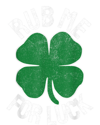 Rub Me For Luck St Patrick's Day Funny Adult Humor Garment-Dyed Heavyweight T-Shirt