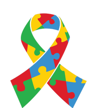 Ribbon Puzzle Piece Autism Awareness Month Gift T-Shirt