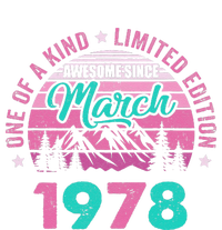 45 Years Old Awesome Since March 1978 45Th Birthday Women T-Shirt