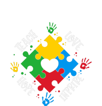 Teach Hope Love Inspire Puzzle Autism Awareness Mother's Day T-Shirt