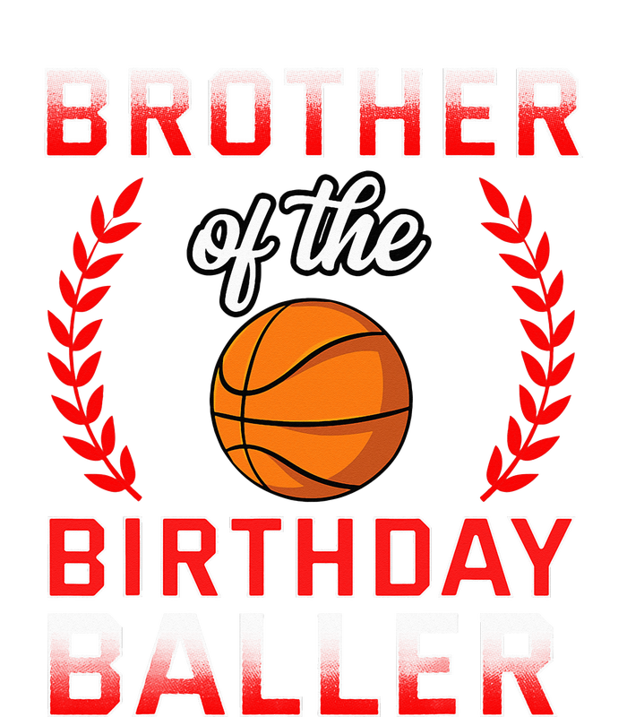 Brother Of The Birthday Boy Basketball Bday Sustainable Knit Beanie