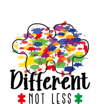 Different Not Less Puzzle Autism Awareness Month Gift Garment-Dyed Sweatshirt