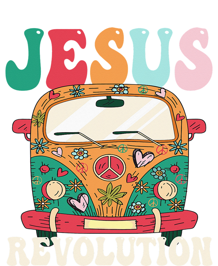 Boho Bus Jesus-Revolution, Christian Faith Based Jesus 16 in Basic Backpack