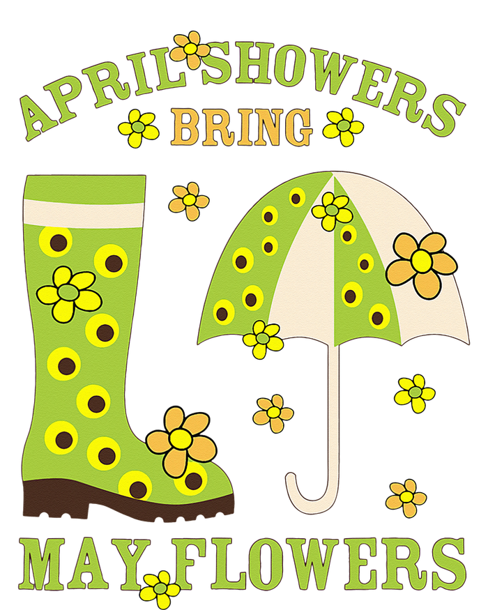 April Showers Bring May Flowers & Rubber Boots For Gardener Baby Bodysuit