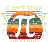 Can't Stop Pi Symbol Won't Stop Math Pi Day Funny Maths Club Womens Funnel Neck Pullover Hood