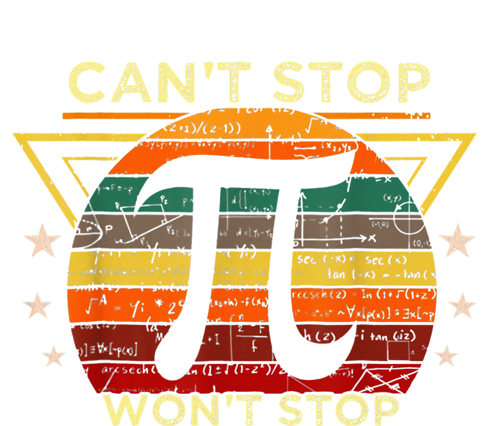 Can't Stop Pi Symbol Won't Stop Math Pi Day Funny Maths Club Womens Funnel Neck Pullover Hood