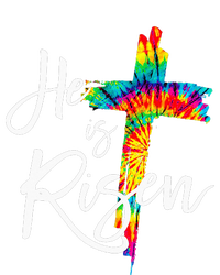 Happy Easter Day He Is Risen Jesus Christian Cross Tie Dye T-Shirt